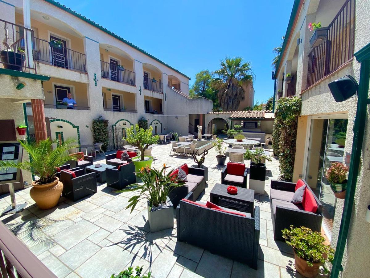 Logis Hotel Les II Mas - Perpignan Sud Cabestany Exterior photo