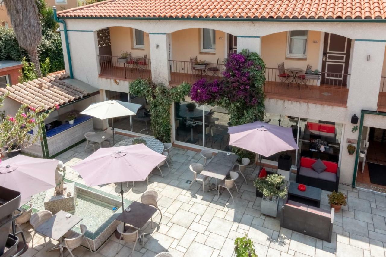 Logis Hotel Les II Mas - Perpignan Sud Cabestany Exterior photo